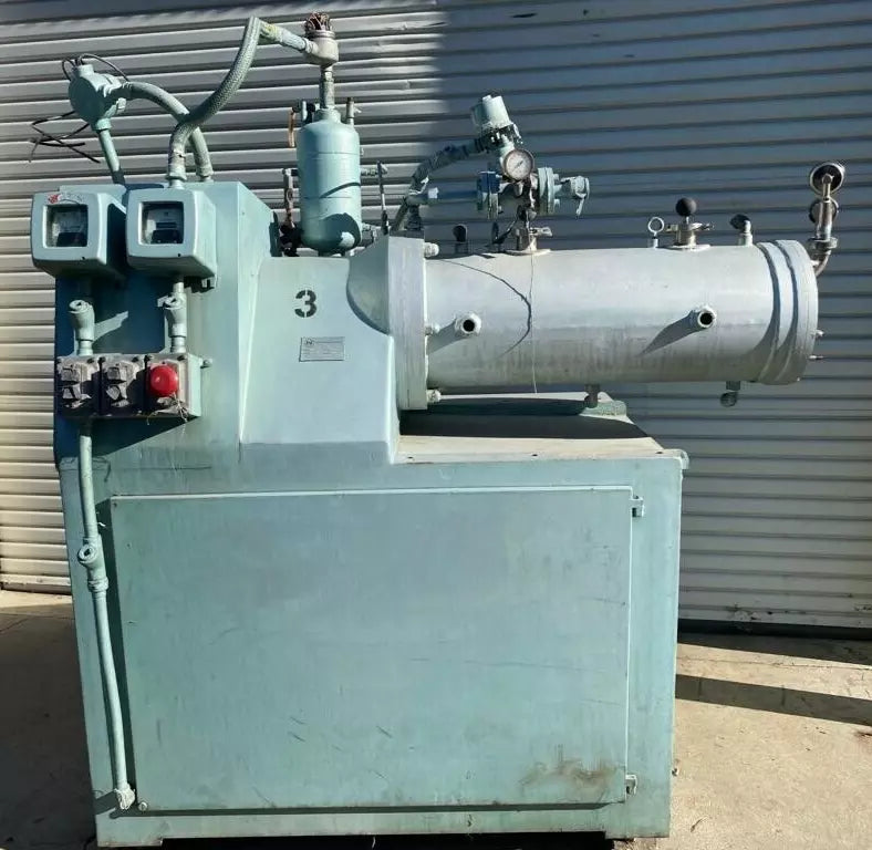 NETZSCH Model LME 50 Horizontal Grinding Media Mill 50 Liter Stainless Steel Local Pickup