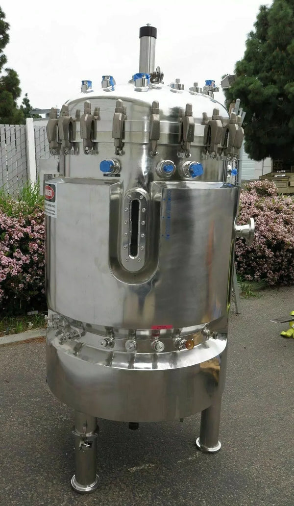 BIOENGINEERING 560 Liter Jacketed Stainless Steel 316L Tank Bioreactor Mixer Local Pickup