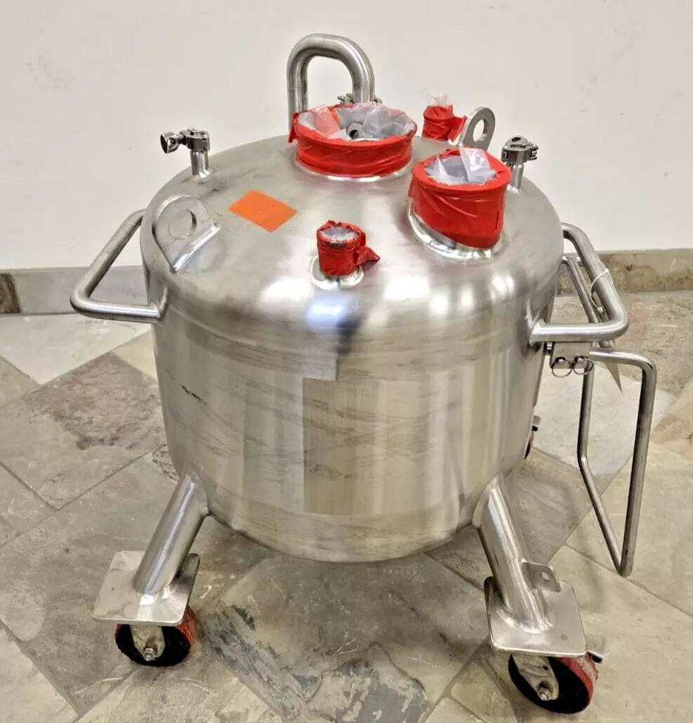 2013 DCI 34.3 Gallon Stainless Steel Portable Jacketed Vessel Tank Fermentation Local Pickup