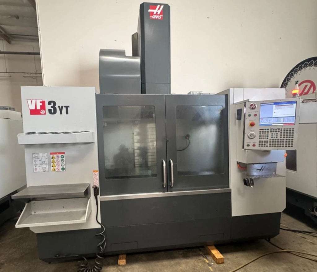 2018 HAAS VF-3YT/50 CNC Vertical Machining Center TSC Probing System Low Hours Local Pickup