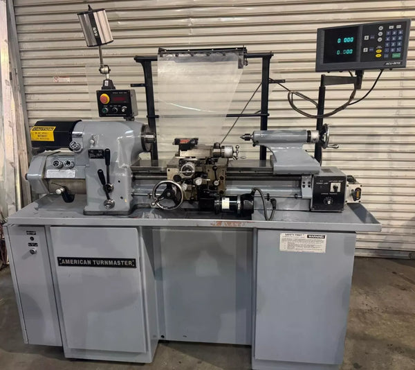 American Turnmaster 618 HARDINGE HLV-H Clone High Precision Tool Room Lathe DRO Local Pickup