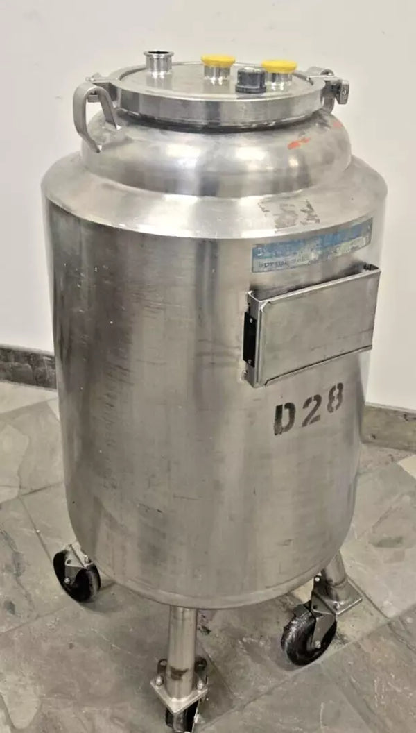 Mueller Stainless Steel Portable 100 Liter Jacketed Vessel Tank Fermentation Local Pickup