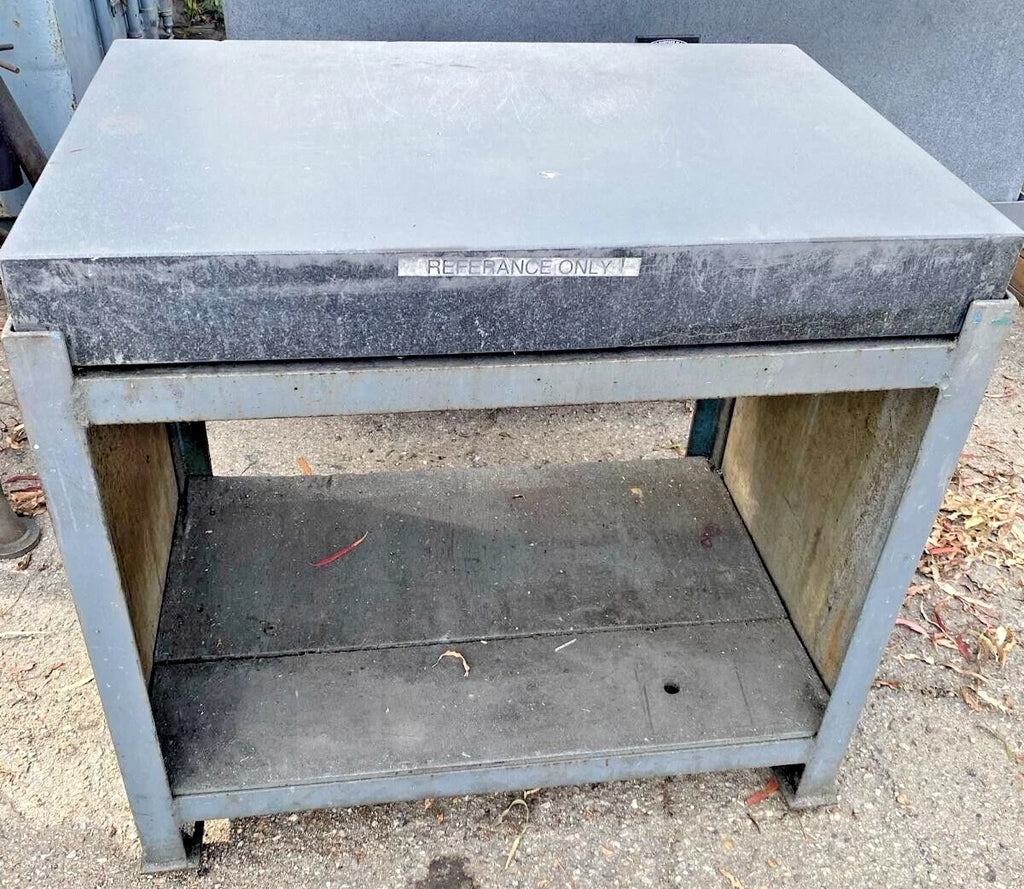 Granite Table Surface Inspection Plate 36 x 24 x 4 With Stand 3' x 2' Local Pickup