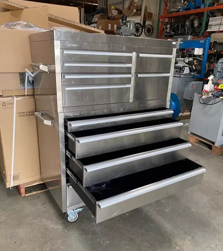 Brand New Stainless Steel 11 Drawers Cabinet Tool Box Storage Heavy Duty Local Pickup
