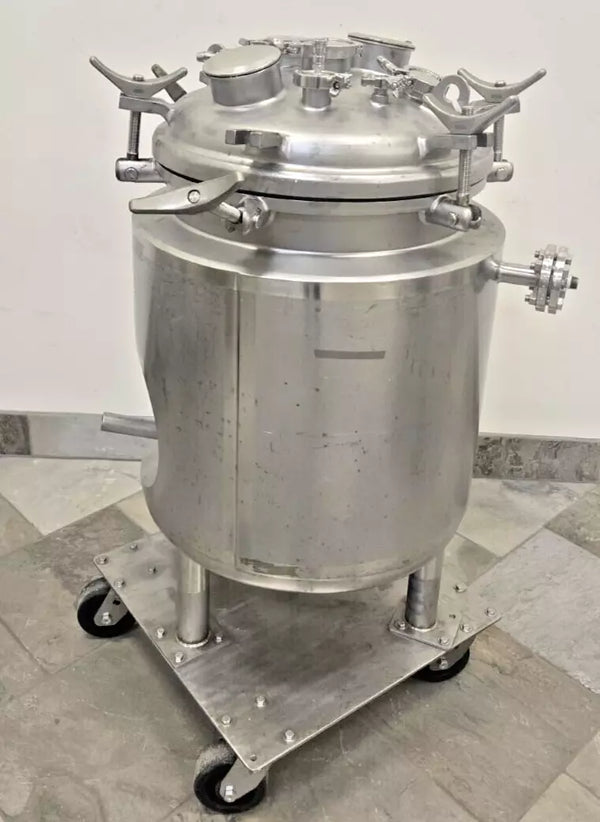 Precision Stainless Steel Portable 100 Liter Jacketed Vessel Tank Fermentation Local Pickup