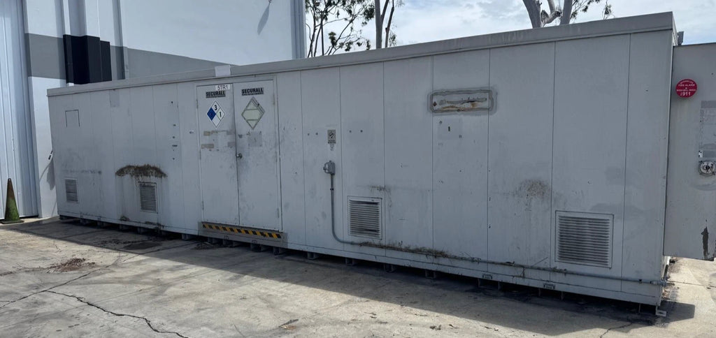 A&A Securall Outdoor Hazardous Material Storage Building 2 Hours Fire Rating Local Pickup