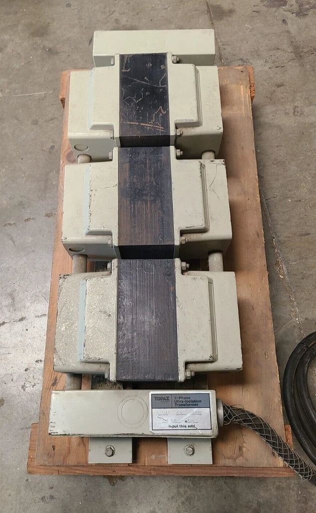 Topaz Ultra Isolator Transformer 3 Phase 7.5 KVA 120/208Y Local Pickup