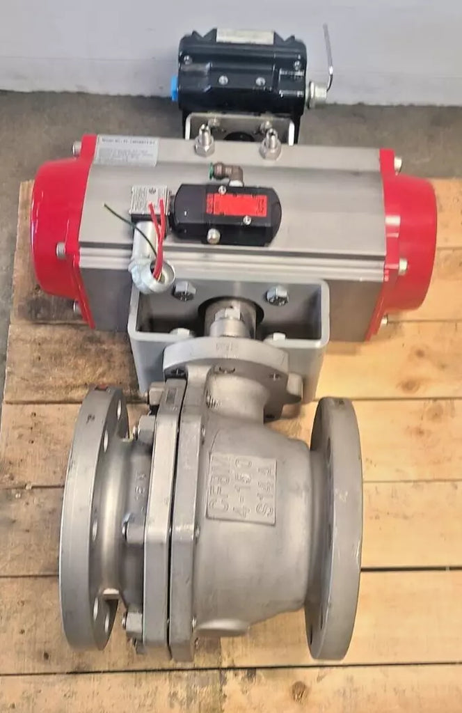 Kitz Stainless Steel Ball Valve CF8M 4-150 S14A H-PTFE 316 Actuator Local Pickup