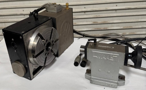 Haas HRT-210 CNC Servo Rotary Table 4TH Axis With Tailstock for VF2 VF3 VMC Local Pickup