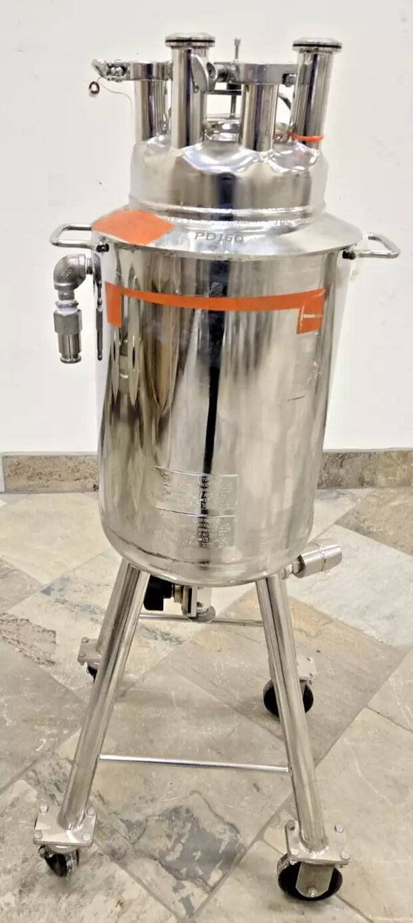 2001 UM Portable Jacketed Stainless Steel Vessel Tank Fermentation Bio Reactor Local Pickup