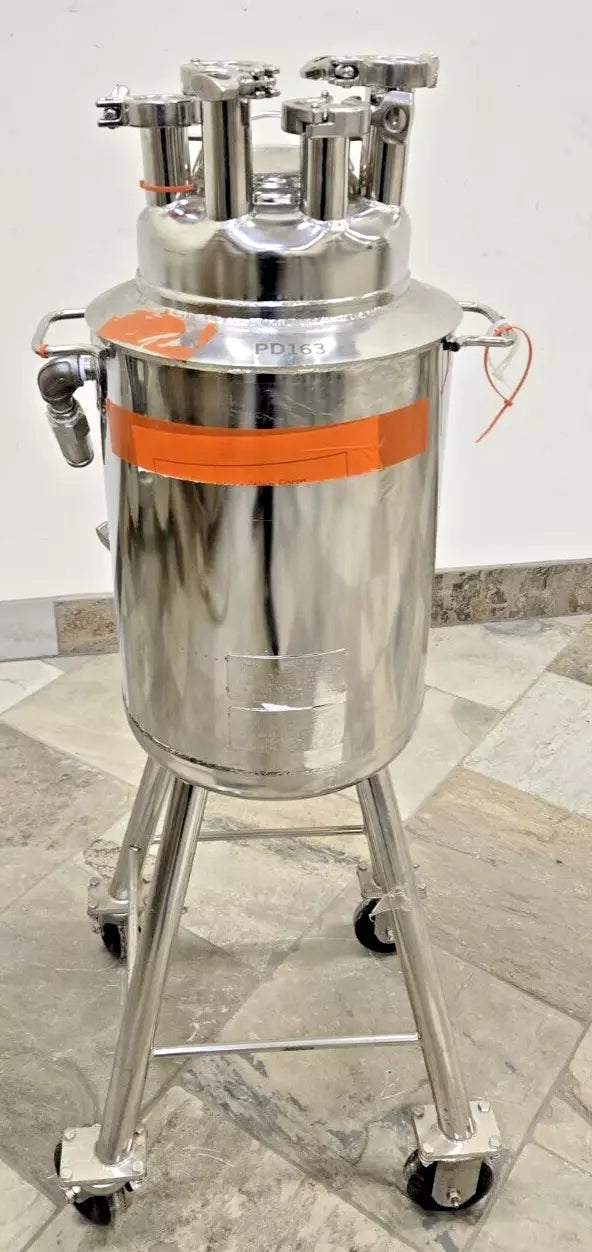 2001 UM Portable Jacketed Stainless Steel Vessel Tank Fermentation Local Pickup