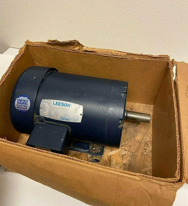 120016-00 Leeson Motor 2HP 1740 RPM 145T DP 208-230/460V 3 Phase C145T17FB2 Local Pickup
