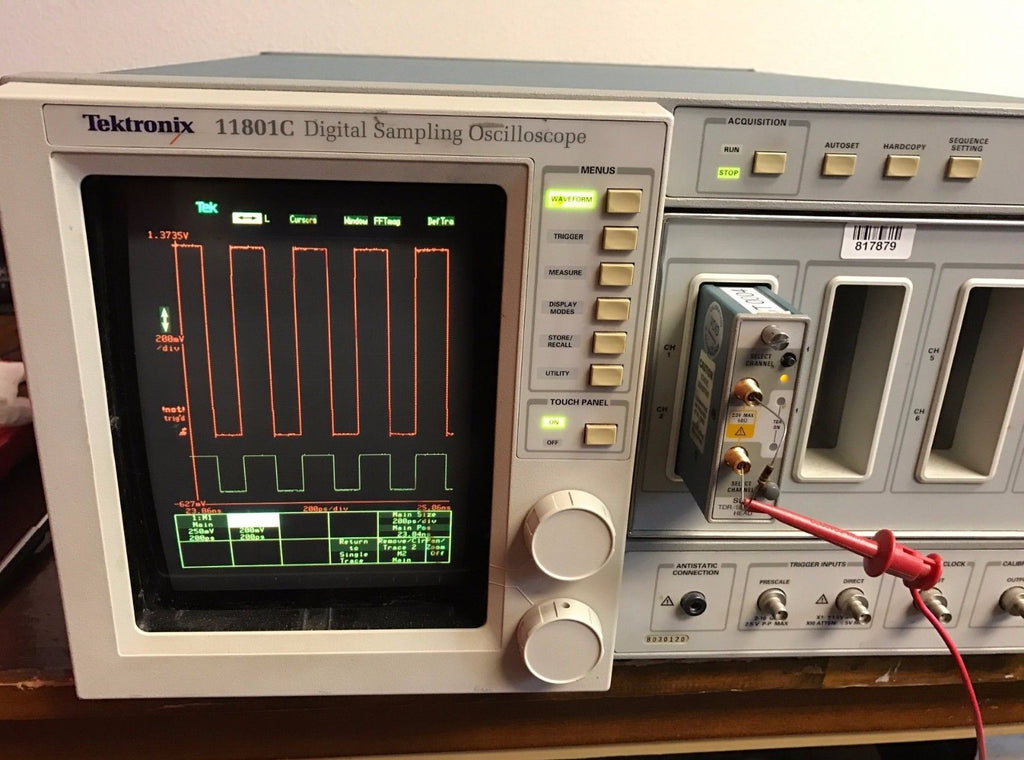 Tektronix 11801C Digital Sampling Oscilloscope with SD24 modules Head