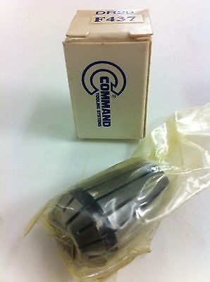 Command Tooling Systems ER20 DR20 F437 .437 inch / 11.1 mm Collet for Mill New