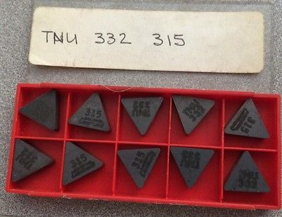 SANDVIK Coromant TNU 332 315 Lathe Carbide Inserts 10 Pcs New Tools