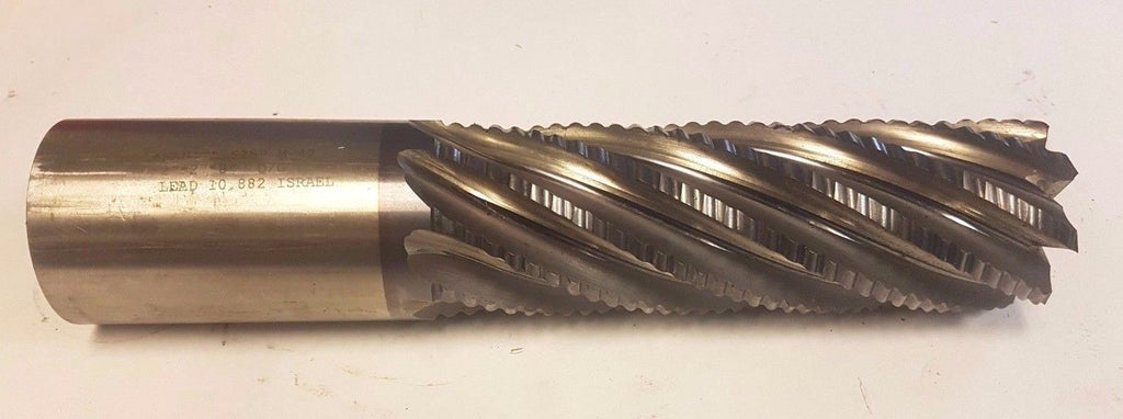 Hanita HSS Rougher End Mill 6257 M-42 2" x 2" x 8" Q/G Tool 8 Flutes New