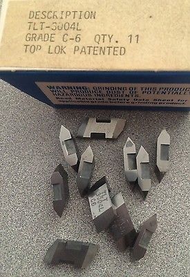 TGI USA Made TLT 3004L C-6 Lathe Grooving Carbide Inserts 11 Pcs New