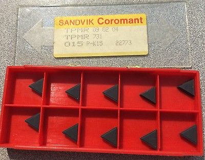 SANDVIK Coromant TPMR 731 09 02 04 015 P-K15 Lathe Carbide Inserts 10 Pcs New