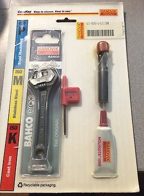 SANDVIK Coromant Kit Mini U EXT 500 7EW9250X37 Indexable Carbide CoroKey Drill