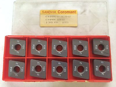 SANDVIK Coromant CNMM 644-62 19 06 16-62 135 P35 Lathe Carbide 10 Inserts Tools
