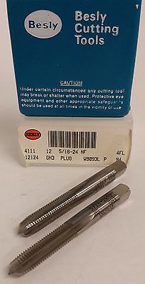 Lot of 2 Besly Tap 5/16-24NF HS GH3 4 FLUTE PLUG Bran New Made in The USA