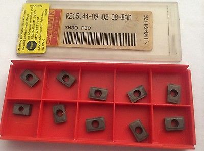 SANDVIK Coromant R215.44-09 02 08-BAM SM30 P30 Lathe Mill Carbide Inserts 10 Pc