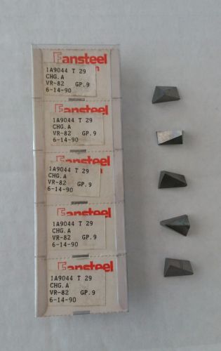 Fansteel VR/Wesson 1A9044 5pcs GP.9 T29 Carbide Inserts CHG.A VR-82 Grooving New