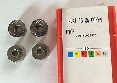 4 Pcs SANDVIK Coromant RCKT 13 04 00 WM H10F Lathe Carbide Inserts Tools Mill