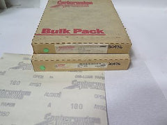 Lot 200 Carborundum Abrasives Aluminum Oxide DRI LUBE Paper 9x11 180 Grit 30476