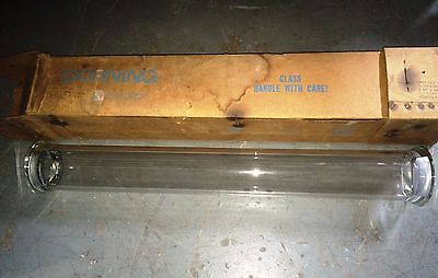 Corning Flanged Glass Pyrex Pipe Tube 4" x 36" New