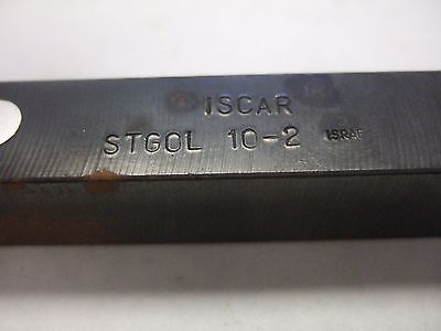 ISCAR STGOL 10-2 Indexable Turning Grooving Cut Off Self Grip Tool Holder New