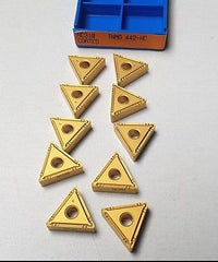 10 Pcs KORLOY TNMG 442-HC NC310 99-57048 Lathe Carbide Inserts Tools New Gold