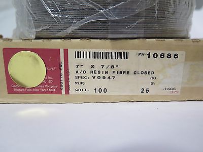 Carborundum Abrasives A/O Resin Fiber Discs 100 Grit 7