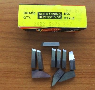 10 Pcs Valenite VC2 HA1879 3482 8525 292 Lathe Carbide Inserts Tools New