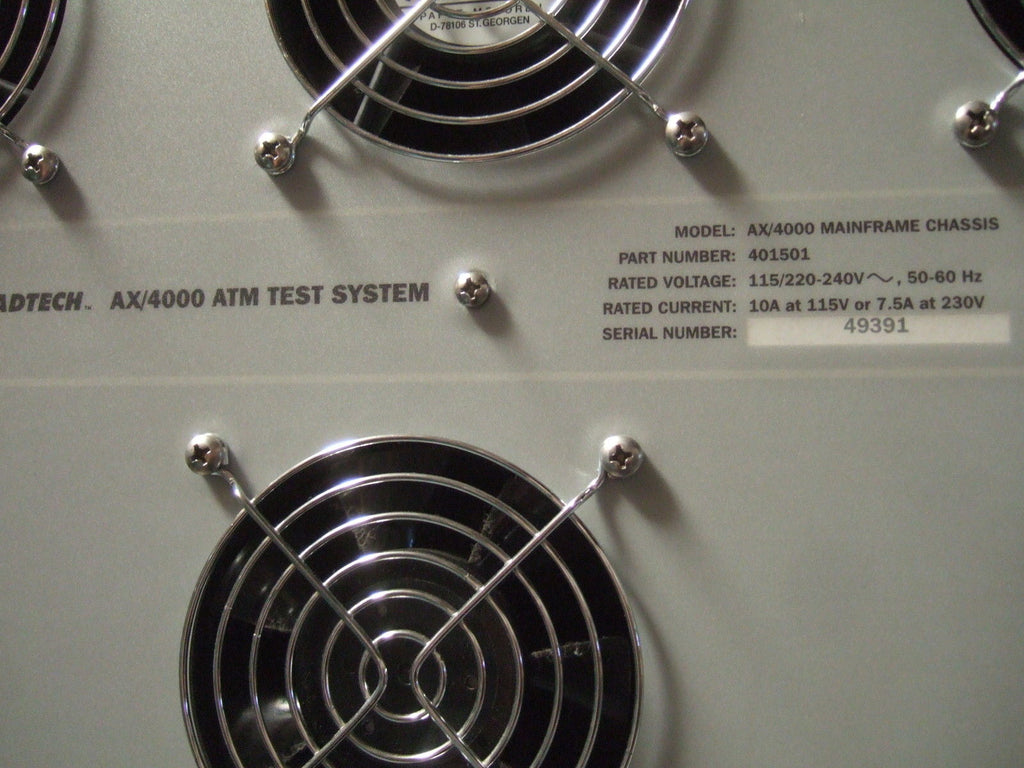 Spirent ADTECH ATM AX 4000 Test System 13 Port Mainframe Chassis