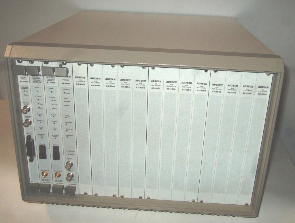 Spirent ADTECH ATM AX 4000 Test System 13 Port Mainframe Chassis