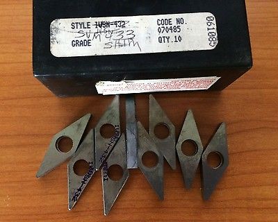9 Pcs TRW SCM 434 06510 720 163 Mill Lathe Carbide Inserts Tools New