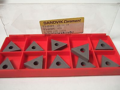SANDVIK Coromant TNMM 431 135 P35 Lathe Carbide Inserts 10 Pcs New
