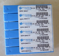 Lot of 6 Pcs New England Tap 10-24 NC H5 THD Form B Ticlad HSS Q04212 435989 New