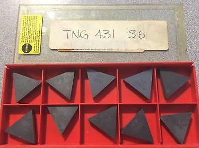 SANDVIK Coromant TNG 431 S6 Lathe Carbide Inserts 10 Pcs New Tools
