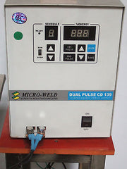 MICRO WELD Dual Pulse CD 139 Wire Mesh Battery Welding System