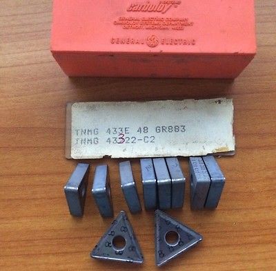 Carboloy TNMG 433 E 48 883 43322 C2 Lathe Carbide Inserts 10 Pcs Tool New