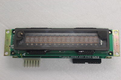 IEE 5464 27015 27029 5" x 1.25" VFD Vacuum Fluorescent Display 546427015