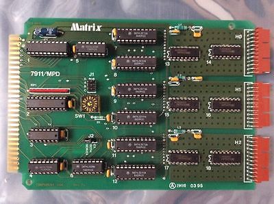 Matrix 7911 MPD PCB Control Board