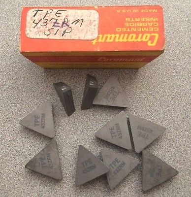 SANDVIK Coromant TPE 43ZRM SIP Lathe Carbide Inserts 10 Pcs New Tools