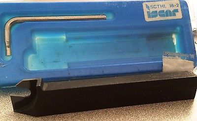 ISCAR SGTHL 16-2 Indexable Turning Grooving Cut Off Self Grip Tool Holder New