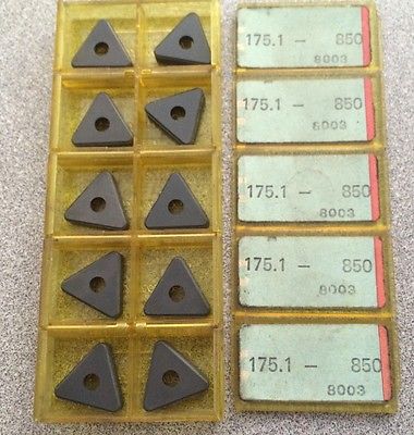 SANDVIK Coromant 175.1 850 8003 Lathe Carbide Inserts 10 Pcs New Tools Mill