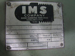 7.5 HP IMS Model A86-SP Granulator Plastic Shredder Grinder Recycle