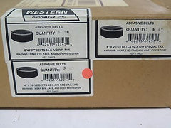 Western Abrasives Belts 4 x 26 1/2