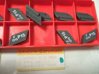 SANDVIK Coromant KNUX 16 04 05 L12 PFL 015 P-K15 Grooving Lathe Carbide Inserts